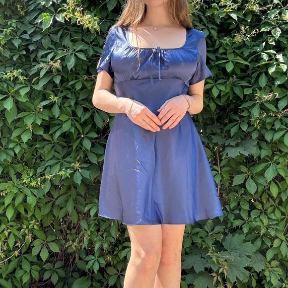 Jones New York Blue Mini Dress - Picture 7 of 8